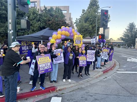 20,000 Kaiser healthcare workers on strike in the Bay Area